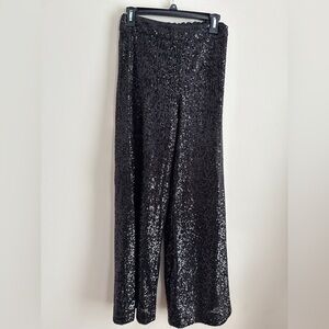 Banana Republic Sequin Black Pants - Size XS